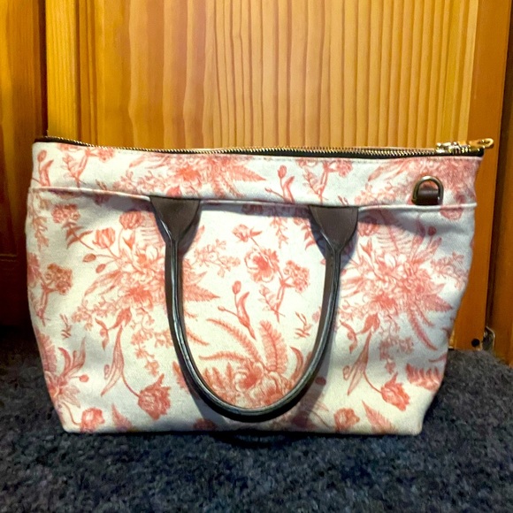 R. Riveter American Handmade bag pink and white floral - Picture 2 of 2